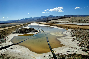 Lithium Evaporation Mining, Clayton Valley, Nevada. A critical commodity used in electric car...