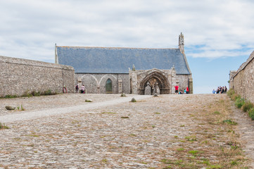 Saint-Mathieu lighthouse and former abbey at Pointe Saint-Mathieu
