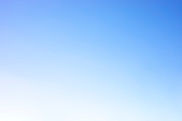 Clear blue sky background and empty space for your design, no cloud