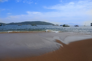 Boats on the sea