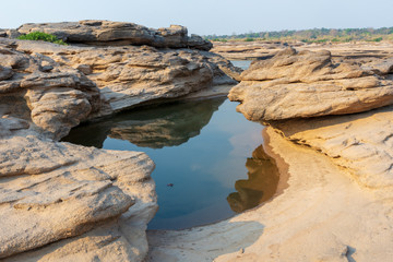 Fototapeta na wymiar View of the rocky landscape