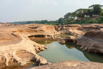 Fototapeta na wymiar View of the rocky landscape