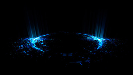 Abstract background. Motion swirl. Glowing circle. Bright spiral. Glow podium. Empty Scene. Space tunnel. Light ellipse. Glint galaxy. Oval stage. Led studio. Lens flare. Glare ring. Show disc.