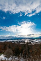 北海道十勝の冬景色