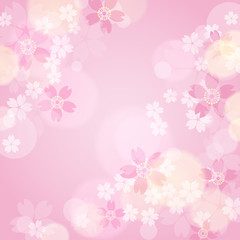 Pink sakura background