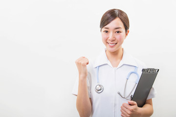 Portrait of a smiling young nurse