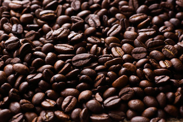 コーヒー豆の背景素材