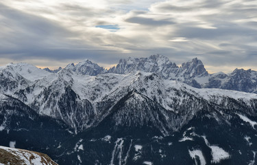 Mountains in winter - Sillian, Austria
