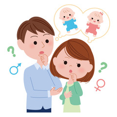 赤ちゃんの産み分けについて考える夫婦