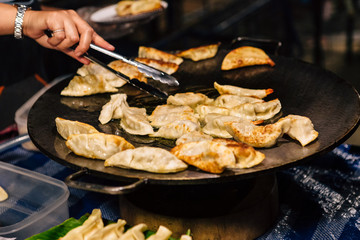 Japan dumplings - made of shrimp meat and vegetables - thai dumplings, shrimp dumplings, Japanese and thai food