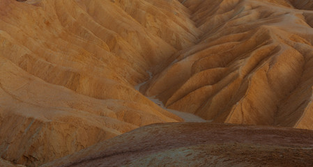 Desert Sand Closeup texture. Death Valley National Park, California, USA.