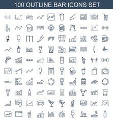 bar icons