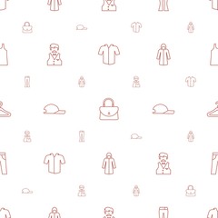 casual icons pattern seamless white background