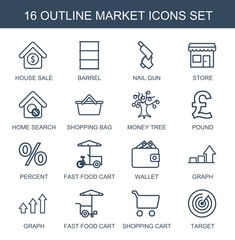 16 market icons