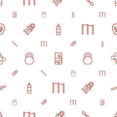 strength icons pattern seamless white background