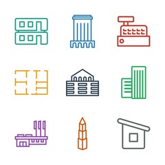 Obraz premium apartment icons