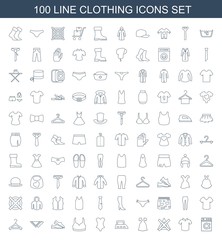 100 clothing icons