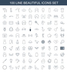 100 beautiful icons