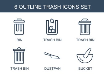 trash icons