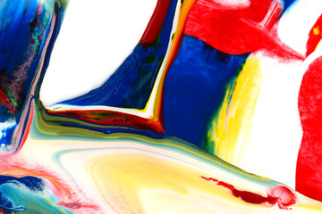 Bright acrylic paint