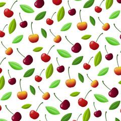 Cherry seamless pattern