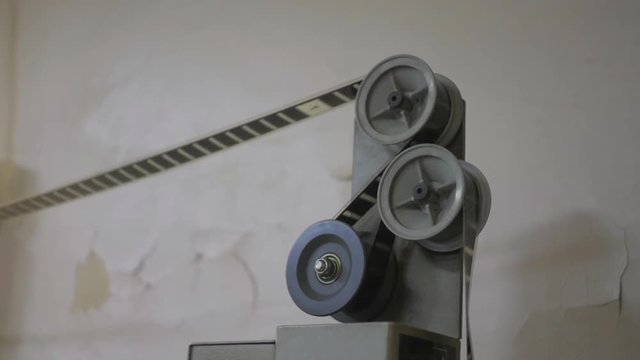 The process of charging film in the coil