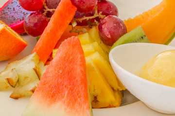 Assiette de fruits 