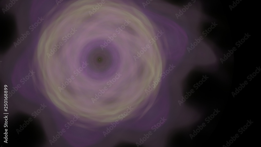 Poster fantasy chaotic colorful fractal pattern. abstract fractal shapes. 3d rendering illustration backgro