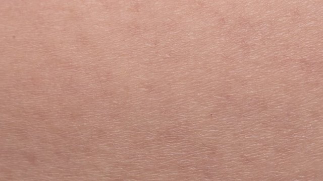 close-up on woman skin texture