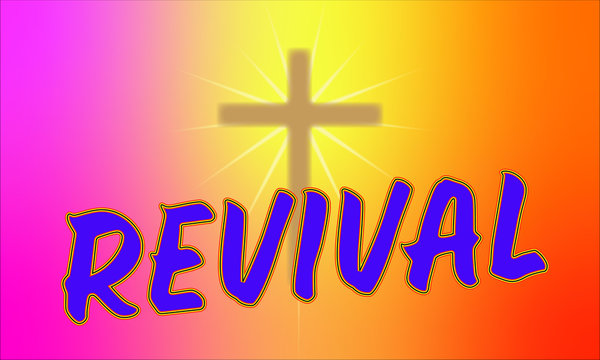 Revival Banner - sunset colors