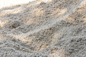 Close up sand dune at the beach.