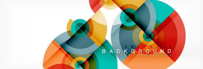 Abstract background circle design