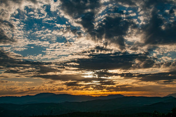 Obraz premium Dramatic Sunset