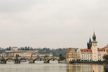 Prague, Czech Republic - 04 02 2013: Architecture, buildings and landmark. View of the streets of Praha