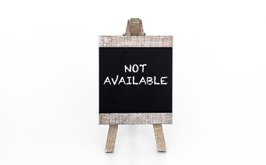 Not available blackboard