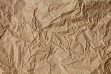 Crumpled parchment paper, abstract background