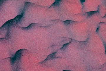 sand dunes of red color