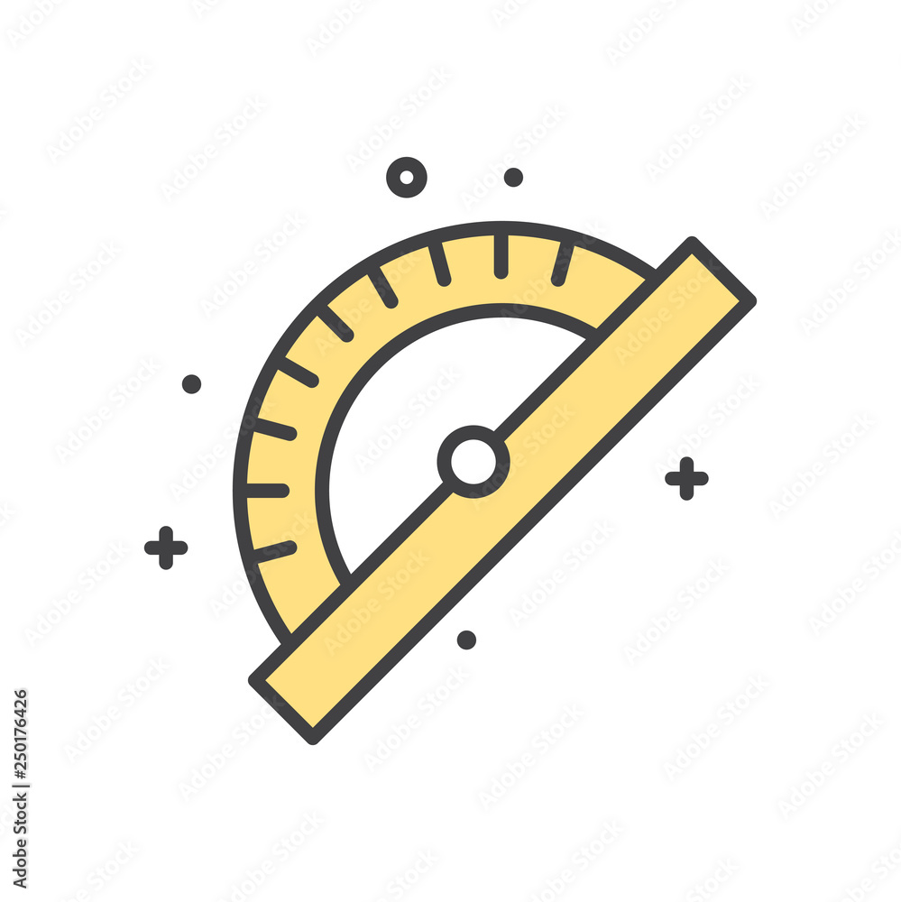 Fototapete Designer tool line icon on white background for graphic and web design, Modern simple vector sign. Internet concept. Trendy symbol for website design web button or mobile app