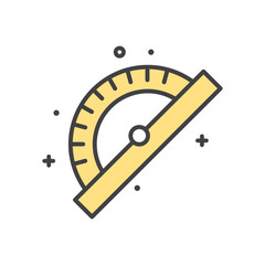 Designer tool line icon on white background for graphic and web design, Modern simple vector sign. Internet concept. Trendy symbol for website design web button or mobile app