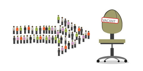 recruitment and job search concept