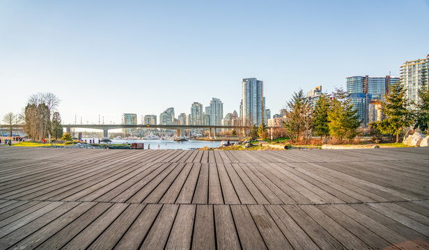 empty wooden dock - Powered by Adobe