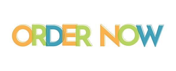 Order Now word concept