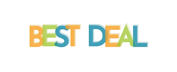 Best Deal word concept