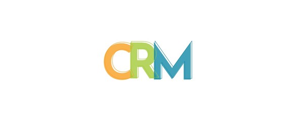 CRM word concept