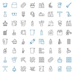 cleaner icons set