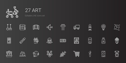 art icons set