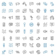 speak icons set