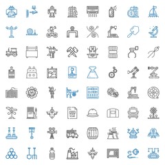 industry icons set