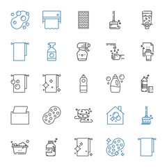cleaner icons set