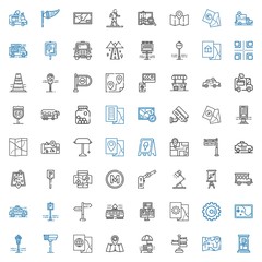 street icons set